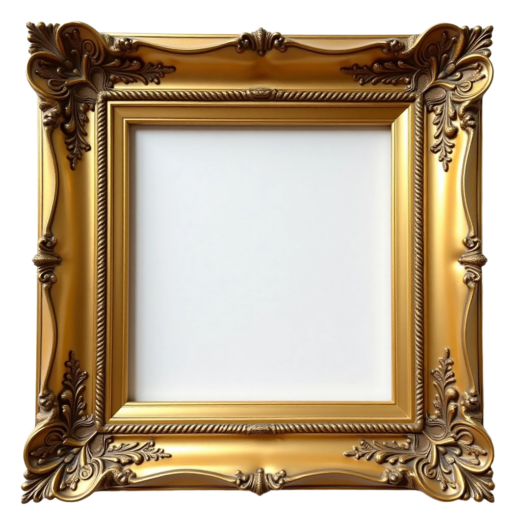 Golden Baroque Frame